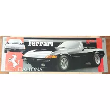 Poster De Auto Antiguo Ferrari Daytona 160 X 55 Cm