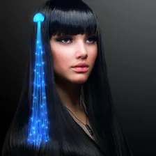 Extension De Cabello Led Hora Loca Fiestas Cotillon