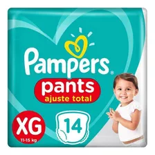 Fralda Pampers Pants Ajuste Total Xg 14 Un