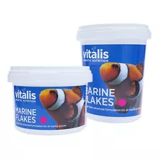 Vitalis Marine Flakes 40g Ração Flocos Para Peixes Marinhos