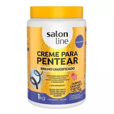 Salon Line Creme Para Pentear Brilho Umidificado - 1kg