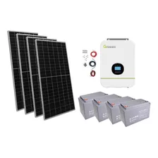 Sistema Panel Solar Autonomo Isla Respaldo 7200wh Diarios