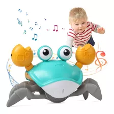 Juguete De Cangrejo Gateando Con Música Luz Para Bebé Niños