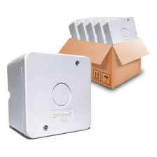 5 Caixa Protetora De Plug Para Câmeras Cftv Interno Externo