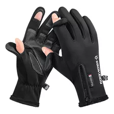 Guantes Térmicos Antideslizante Para Pescar Ciclismo, 2 Dedo