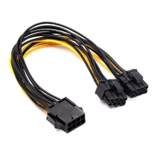 Adaptador Cabo Alimentação Placa Vídeo 8 Pin X 2 - 6 + 2 Pin