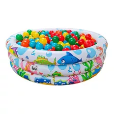 Piscina De Bolinhas Infantil Inflável + 100 Bolinhas