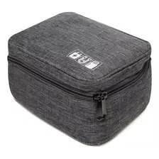 Organizador Viaje Bolso Notebook Cámara Go Pro Gris