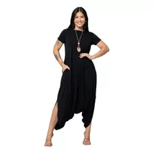 Macacão Feminino Vestido Longo Social Plus Size