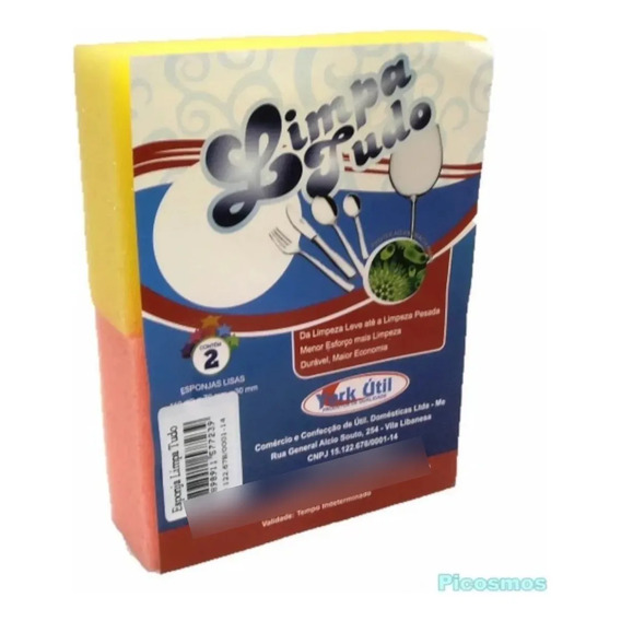 Kit 24 Esponjas Limpa Tudo