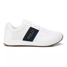 Tênis Sapatenis Branco Masculino Polo Original Jogger