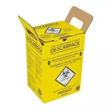 Coletor 3l Descarpack Perfurocortante - Caixa Com 20 Un.