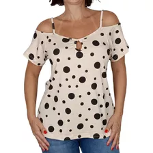 Blusa Feminina Ciganinha Evangélica Social Viscolycra