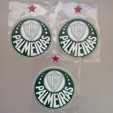 Kit 3un Patch Palmeiras Escudo Brasão Termocolante Simbolo