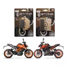 Kit Pastilha Freio Dianteira Traseira Stona Ktm Duke 200/390