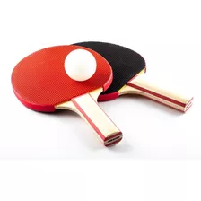 Set Ping Pong 2 Paletas + 3 Pelotas Combo Tenis Mesa Kit Sd