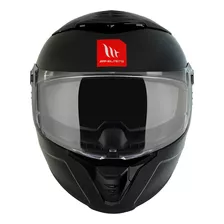 Casco Para Moto Clásico Mt Helmets Thunder 4 Sv Negro Mate Talla Xl 