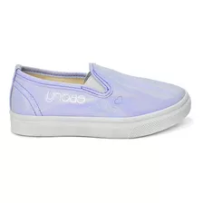 Tenis Casual Lona Slip-on Elástico Niño Niña