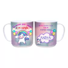 20 Taza Polimero Plastico Personalizadas Cumpleaños Souvenir