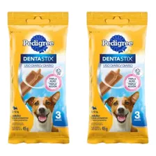 2 Petisco Dentastix Pedigree Adultos Raças Pequenas 45g