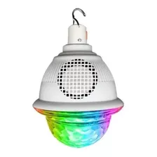 Lampara Led Bolichera C/ Parlante Bluetooth Tipo Foco Hy-y04 Color De La Luz Rgb