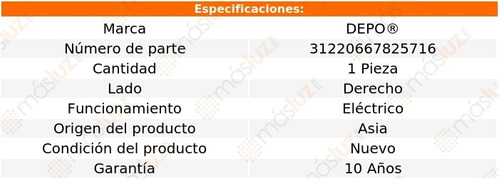 Faro Der Elctrico P/halog Mercedes-benz C320 01/02 Depo Foto 4