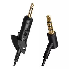 Cable De Repuesto Para Audífonos Bose Qc15 Asobilor Negro