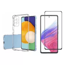 Carcasa Transparente Para Samsung A53 5g + Lámina Pantalla