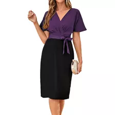 Vestido Elegante Para Mujer Oficina Trabajo Vestidos Cóctel