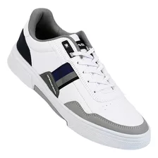 Tenis Casual Hombre Blanco Tacto Piel Clasben 06903763