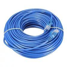 Cable De Red Para Internet 5e 20 Metros Azul Rj45 Categoria