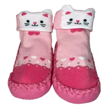 Meia Pantufa Infantil Com Antiderrapante Feminino