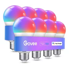 Govee Bombillas Inteligentes Wifi Bluetooth Alexa Google 8pc