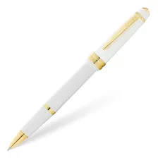 Canta Rollerball Cross Bailey Light - Glossy White & Gold
