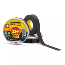 Fita Isolante 3m Scotch 33+ 19mm X 20m Cor Preto