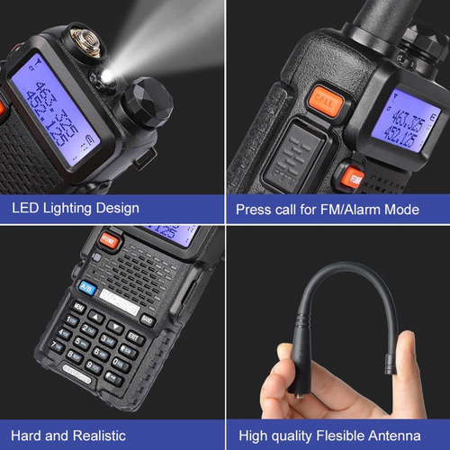 Oferta! Radio Baofeng Uv-5r Uhf Vhf Walkie Talkie Uv5r Foto 7