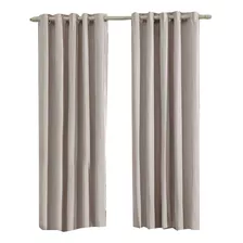 Cortina Blecaute Pvc Latte Cinza Com Ilhós 2,60 X 2,50