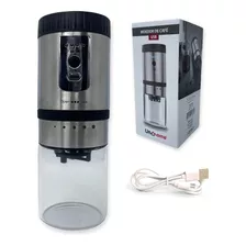 Moedor De Café Elétrico Recarregável Usb Cerâmica Aço Inox