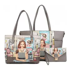 Set Carteras De Mujer Nicole Lee