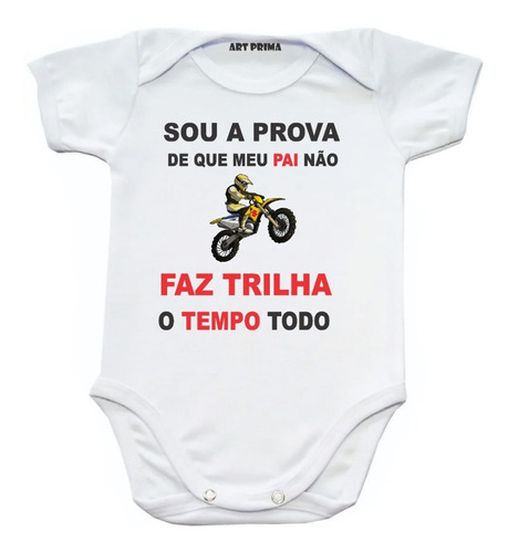 Roupa Bebê Motocross Trilha Motos