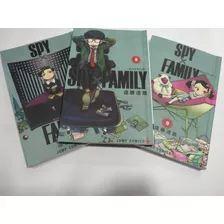 Set X 3 Manga Spy X Family, Español, Colección Libros 7 8 9