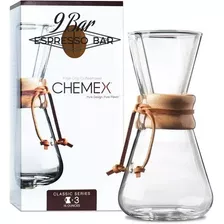 Cafetera Chemex Three Cup Classic Cm-1c Original Leather