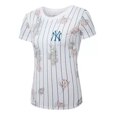 Polera New York Yankees Mlb De Algodón De Mujer