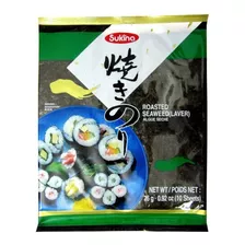 Nori Alga Marinha Para Sushi E Temaki Com 10 Folhas - Sukina