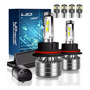 Kit Faros Led 8000lm Luz Alta Y Baja/niebla Para Pontiac