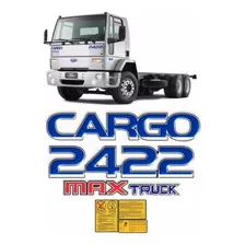 Adesivo Emblema Resinado Capo Caminhão Ford Cargo 2422e