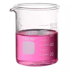 Beaker De Vidrio 100 Ml Laboratorio Vaso De Precipitado