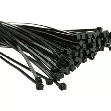 Tirrap Tirraje Amarre Plástico Cable 10 Cm Negro 100 Und.