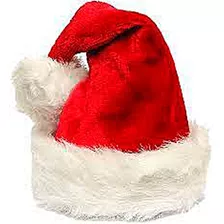 Chapéu Touca Gorro De Papai Noel Luxo Veludo E Pelucia 