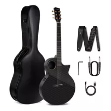 Enya Guitarra Electrica Acustica De Fibra De Carbono X4 Pro 
